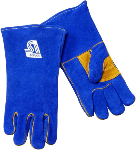 Guantes De Soldadura, L, 14 Pulgadas L, Split, Pr