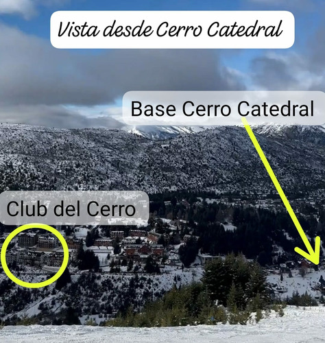 Imagen 18 de 18 de Departamentos 5 Y 7 Personas - Bariloche - Invierno 2023 - Vista Al Cerro Catedral