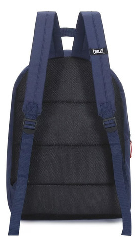 Imagen 3 de 4 de Mochila Everlast Reforzada Urbana Escolar Deportiva Llavero Color Azul (16063)