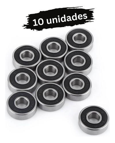 Rolamentos 6201 2rs Kit Com 10 Peças 12x32x10