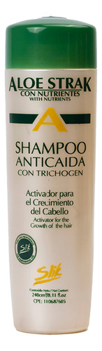 Shampoo Anticaída Aloe Strak Slik 240cc