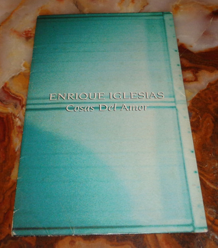 Enrique Iglesias - Esperanza - Single Promo Book - Usa