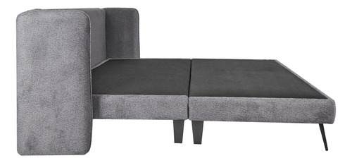 Recamara King Size Moderna Completa Juego Recamara Color Gris oscuro