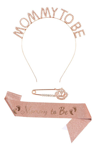 Sash Set, Mum To Be Sash Cómoda Tiara Diadema Sash Broche