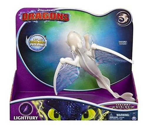 Dreamworks Dragons, Lightfury Deluxe Dragon Con Luces Cl7l Z