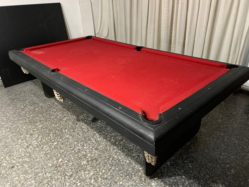 Pool Con Mesa De Ping Pong Rojo (Usado)