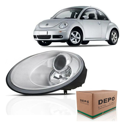 Farol Dianteiro New Beetle 2007 2008 2009 2010 2011 2012 Le