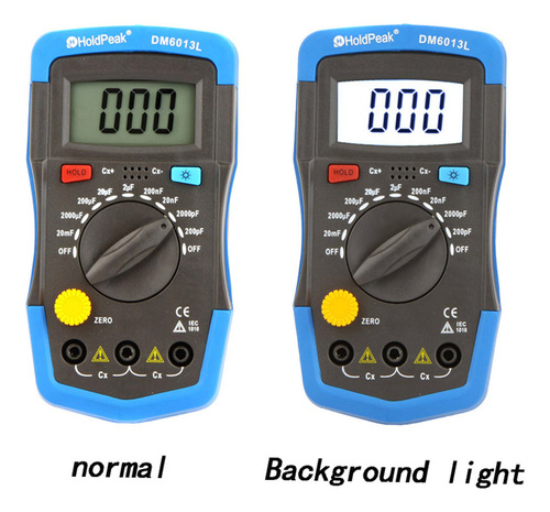 Dm6013l Handheld Digital Capacitance Meter Capacitor W/ Lcd