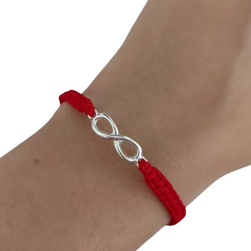 Pulsera Infinito Macrame Plata 925