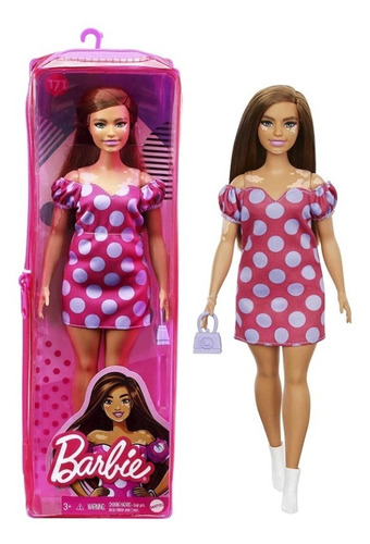 Imagem 6 de 6 de Boneca Barbie Fashionistas 171 Vitiligo Curvy - 2022 Ms