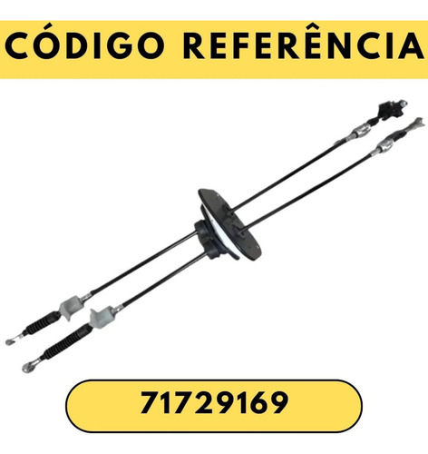 Cabo Trambulador Marcha Ducato 2.3 2.8 71729169 Ré P/ Frente