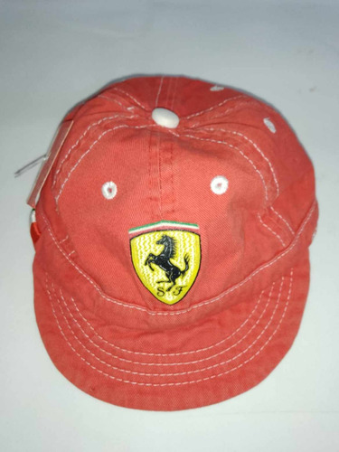 Gorra Bebe Tres Meses  Uni Size Scuderia Ferrari Italy Perfe