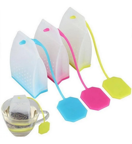 Infusor Colador Filtro Bolsa Te Hierbas Aromáticas Silicona