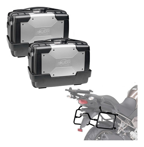 Baules Laterales 33 Ltrs Con Soporte P/ Kawasaki Versys 1000