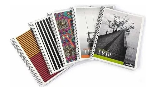 Cuaderno Esquela 16x21cm T/ Flexible 80 Hs C/espiral X10 Uni