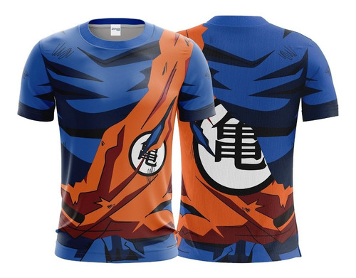 Kit 4 Camisas Camisetas Jersey 3d Dragon Ball Z - Anime Dbz
