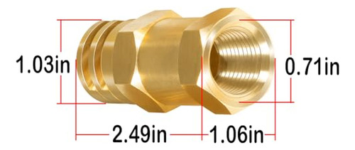 Boquilla De Pulverización Sin Barras 6541-1 De 1/2 Hembra N