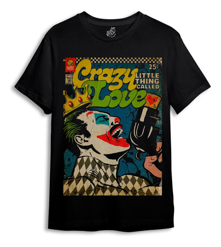 Camisetas Comics Rock Crazy Love
