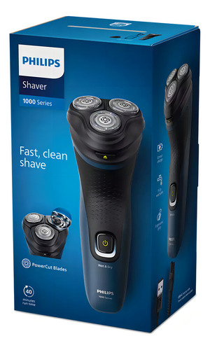 Barbeador elétrico Philips S1151/00 Wet & Dry 1000 Series
