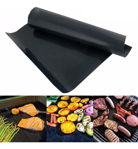 Kit C/10 Mantas Para Churrasco - Manta Grill  Antiaderente