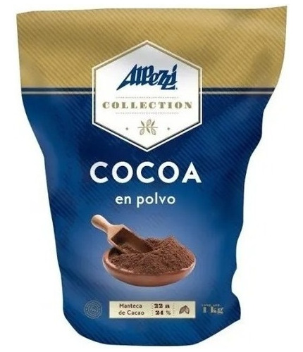 Alpezzi Cocoa En Polvo Bolsa De 1 Kg Excelente Calidad
