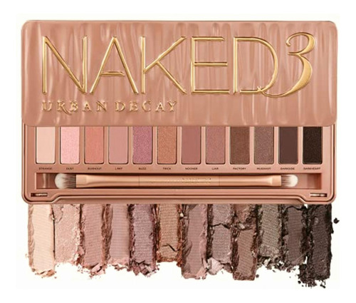 Urban Decay Naked 3 Eyeshadow Palette: 12x Eyeshadow, 1x