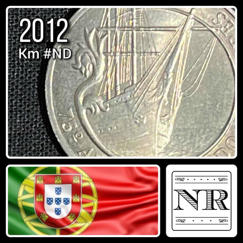 Portugal - 2.50 Euros - Año 2012 - Km #nd - Barco Sagres