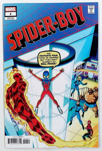 Comic Spider-boy #1 Luciano Vecchio Homage Variant Cover