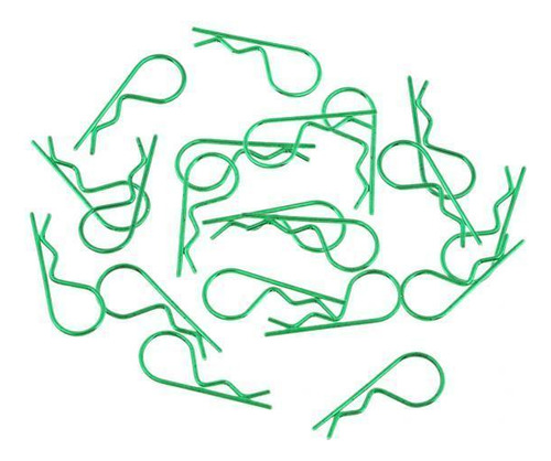 6 X 20 Pçs Metal Grande Corpo Concha Clipes Para Verde