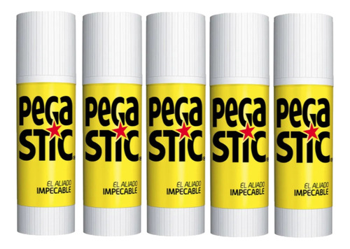 Pack Pegante Barra Pegastic 40gr X5 Unidades