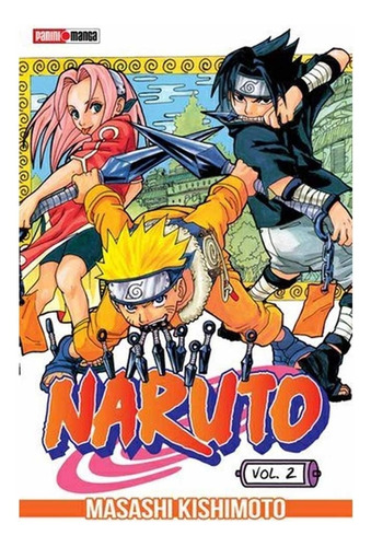 Manga Naruto - Masashi Kishimoto Editorial Panini Tomo 2 M4e