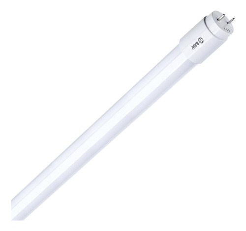 Tubo Led 18w G13 1,2m Baw Conexión A 1 Punta Vidrio X 10