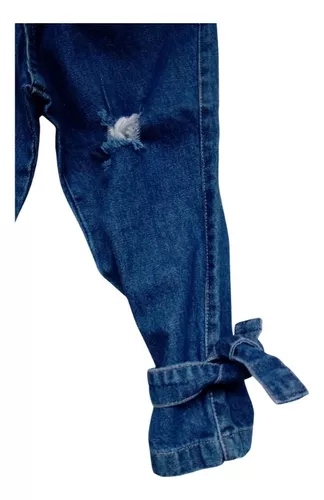 Calça Jeans Infantil Com Tornozelo Amarrado 193