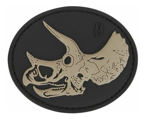 Parche Maxpedition Con Velcro Triceratops Skull