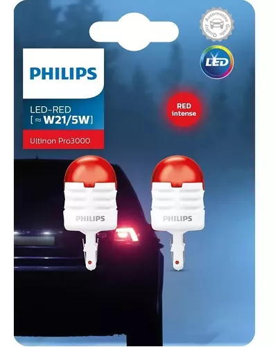 Led-red [~w21/5w] Red Ampolleta Philips Ultinon Pro3000