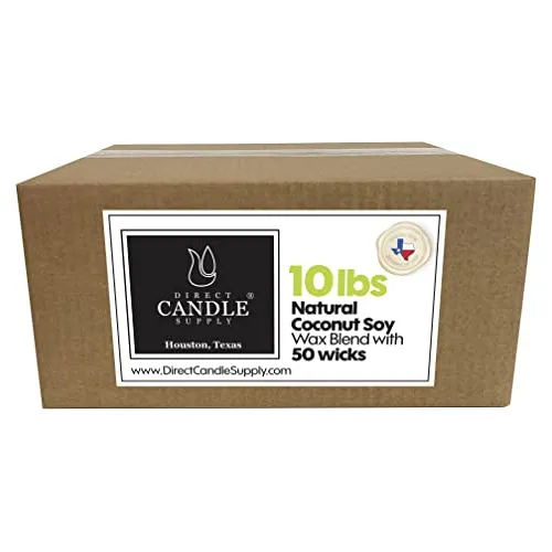- Cera De Soya De Coco Y Suministros Hacer Velas De Bri...