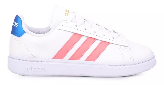 Zapatillas adidas Grand Court Alpha En Blanco Y Rosa | Dexte