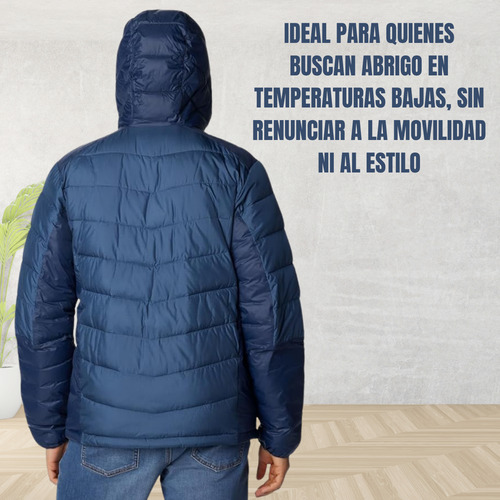 Campera Columbia Hombre Con Capucha Térmica Labyrinth Loop