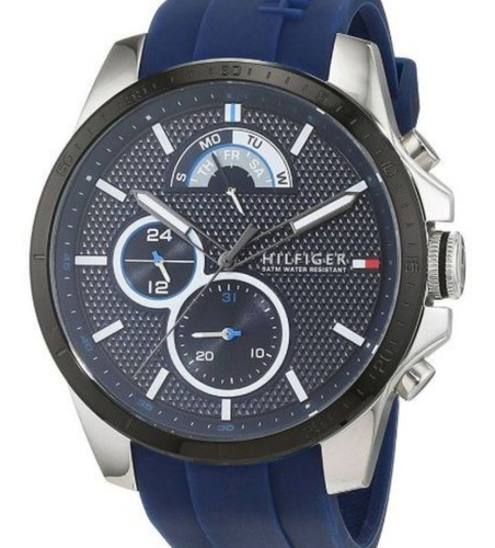 Relógios Masculinos Tommy Hilfiger  Decker Fundo Azul