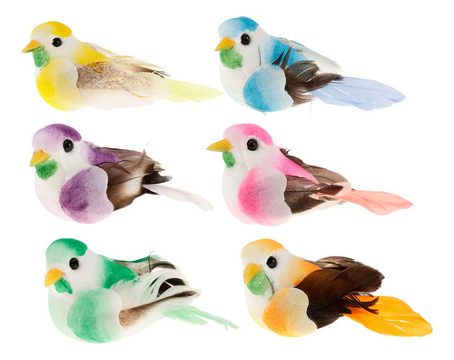 Qqq 12 Piezas De Plumas Artificiales De Espuma De Aves