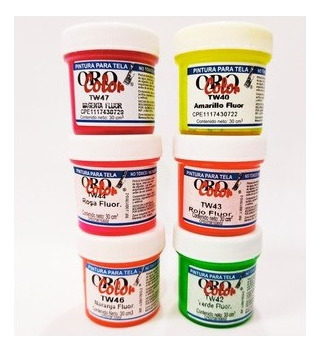 Pintura Para Tela Color Tamarindo Oro Color 30 Ml