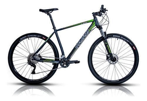 Mountain bike Vairo XR 5.0  2020 R29 L 20v frenos de disco hidráulico cambios Shimano color negro/verde  