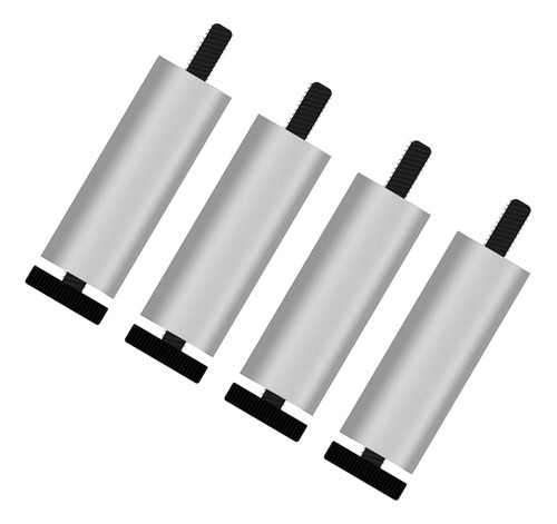 Mz 4 Patas De Aleación De Aluminio Plata 12cm Diámetro 2,8