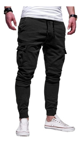 Joggers Con Bolsillo Cargo Hombre