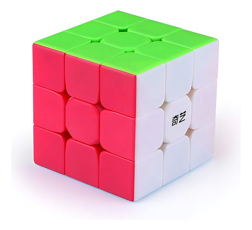 Cubo Mágico Qiyi Warrior W 3x3 Sin Pegatinas Para Velocidad