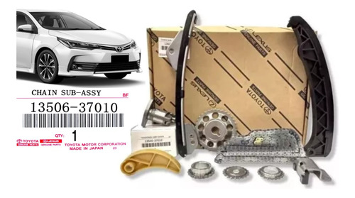 Kit Cadena Tiempo Toyota Corolla 1.8 2.0 1zr 2zr Irani 09-20