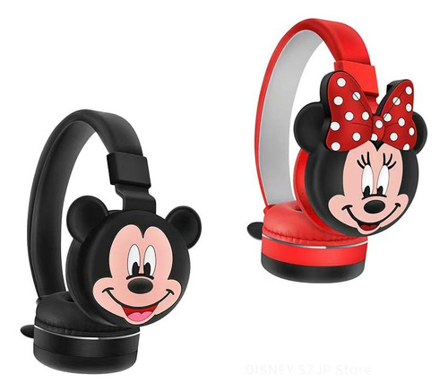 Audífono Diadema Bluetooth  Mickey Mouseplegable, Estéreo