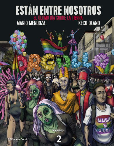 Están entre nosotros, de Mendoza, Mario. Serie Fuera de colección Editorial Comics Mexico, tapa blanda en español, 2021