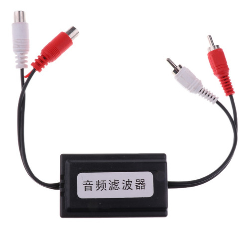 Filtro Aislador De Ruido De Audio 2 Rca A 2 Rca Accesorio