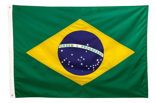 Bandeira Do Brasil 2 Panos (1,28 X 0,90)